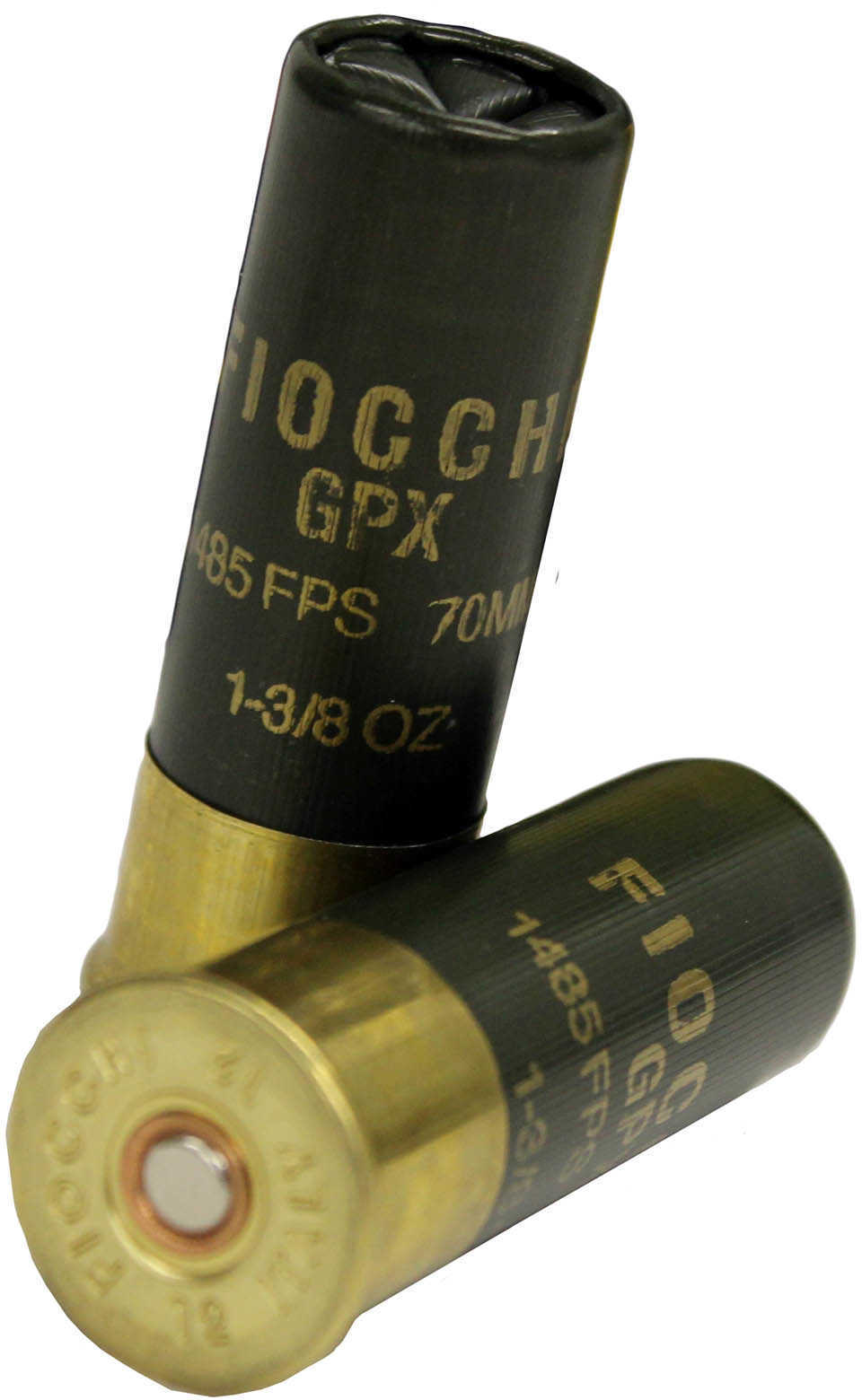 12 Gauge 2-3/4" Nickel-Plated Lead #5  1-3/8 oz 25 Rounds Fiocchi Shotgun Ammunition