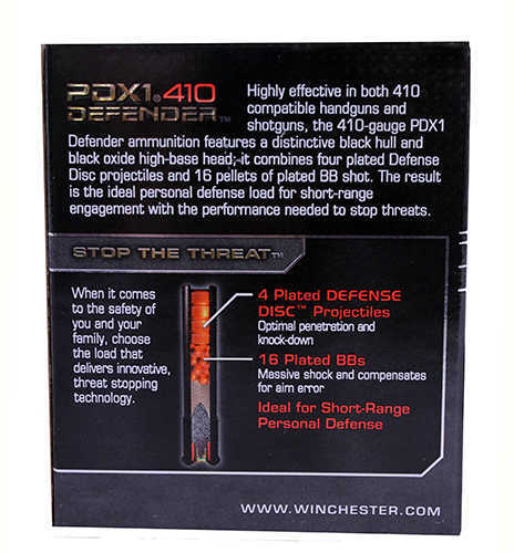 410 Gauge 3" Lead BB  16 Pellets 10 Rounds Winchester Shotgun Ammunition