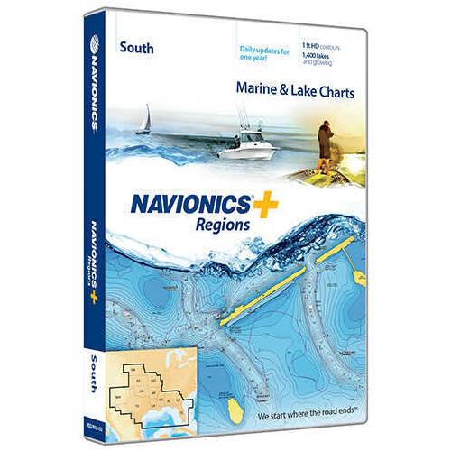 Navionics Navionics+ Regions - South - Preloaded MSD Format