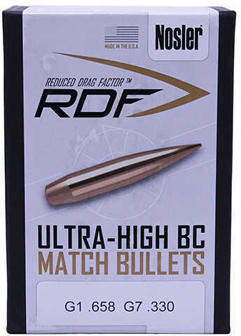 Nosler 49825 RDF 6.5mm .264 140 GR Hollow Point Boat Tail (HPBT) 500 Box