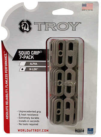 Troy Industries Squid Grips M-Lok FDE 7/ct