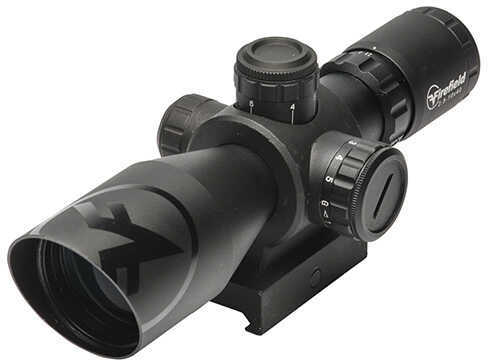 Firefield FF13065 Barrage with Red Laser 2.5-10x 40mm Obj 34.86-11.53 ft @ 100 yds FOV Black Matte Finish Illuminated Re