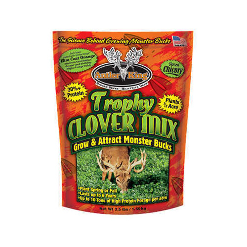 Antler King Food Plot Seed Trophy Clover 1/2 Acre 3.5Lb