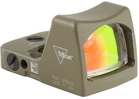 Trijicon 700624 RMR 1x 3.25 MOA Red Dot Flat Dark Earth Cerakote CR2032 Lithium (1)