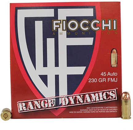45 ACP 230 Grain Full Metal Jacket 600 Rounds Fiocchi Ammunition
