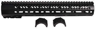 Mission First Tactical TMARFF13MRS Tekko AR Free Float M-Lok Rail System 13.5" 6061 Aluminum Black Hard Coat Anodized