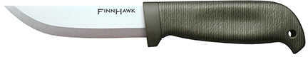 Cold Steel Cs-20NPK Finn Hawk 4" Fixed Plain Cryo 4116 SS Blade/OD Green TPR Handle