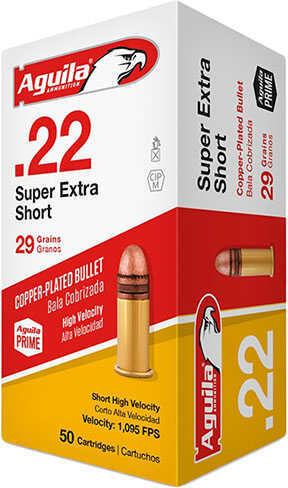 22 Short 29 Grain Lead 50 Rounds Aguila Ammunition