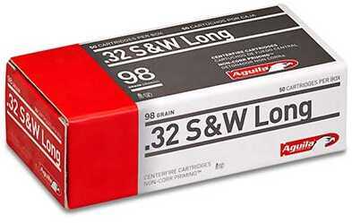 32 S&W Long 98 Grain Soft Point 50 Rounds Aguila Ammunition