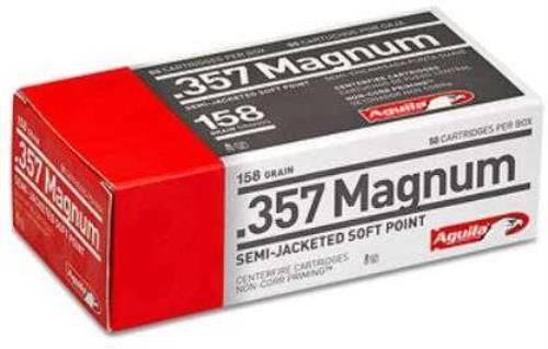 357 Mag 158 Grain Hollow Point 50 Rounds Aguila Ammunition 357 Magnum