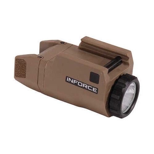 Inforce ACG-06-1 APL Compact White LED 200 Lumens CR2 Lithium (1) Battery Flat Dark Earth Polymer