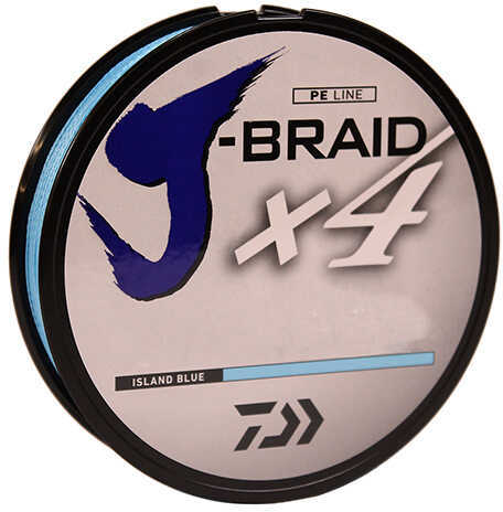 Daiwa J-Braid X4 Island Blue, mono 12Lb. Model: JB4U50-150IB