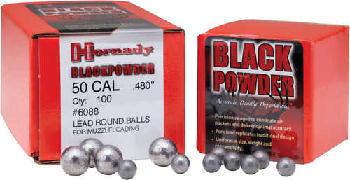 Hornady 54 Caliber Round Ball 224 Grain Bullet 100/Pack Md: 6100