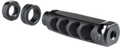 Ultradyne USA Apollo MAX Compensator Muzzle Brake with Timing Nut AR-10 6.5 5/8"-24 Thread .975 Outside Diameter Steel N