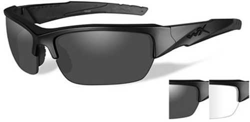 Wiley X CHVAL07 Valor Medium Smoke Gray/Clear Lens Polycarbonate Matte Black Frame