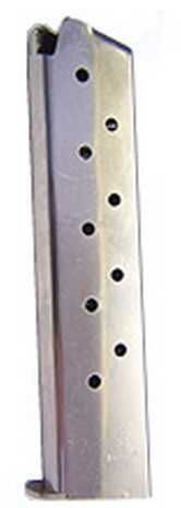 MEC-GAR MGCG4510N Colt 1911 Government 45 ACP 10 Round Steel Nickel Finish