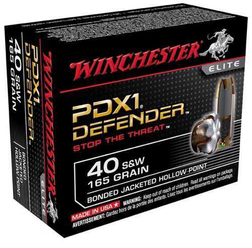 40 S&W 165 Grain Hollow Point 20 Rounds Winchester Ammunition