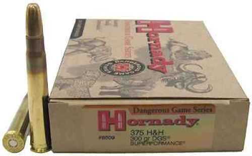 375 H&H Ammunition By Hornady SuPerformance, 300 Grain DGS (20 Per Box) Md: 8509