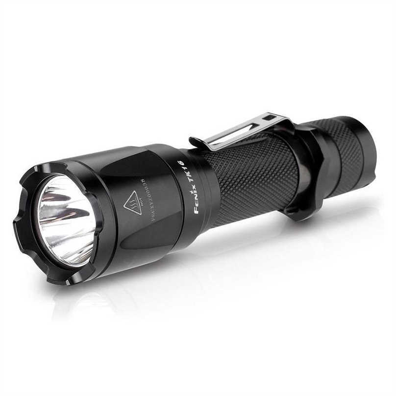 Fenix Flashlights TK Series 1000 Lumens Cr123/18650 Black Md: TK16