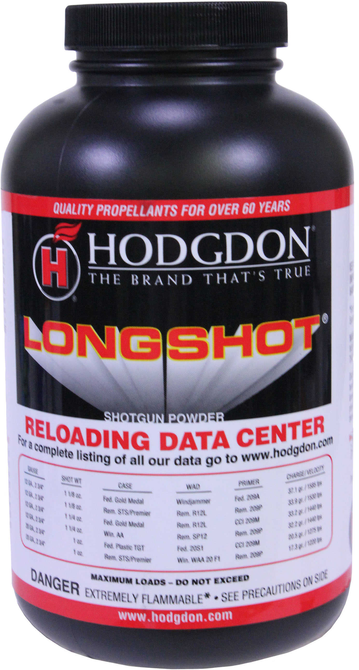 Hodgdon Powder Long Shot 1Lb Smokeless