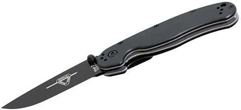 OKC RAT II BP-Black Handle Black 7in Blade Folding Knife