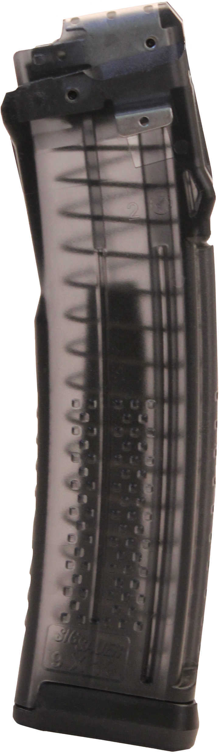 Sig Sauer MAGMPX910KM Sig MPX Gen 2 9mm Luger 10 Round Polymer Black Translucent Finish