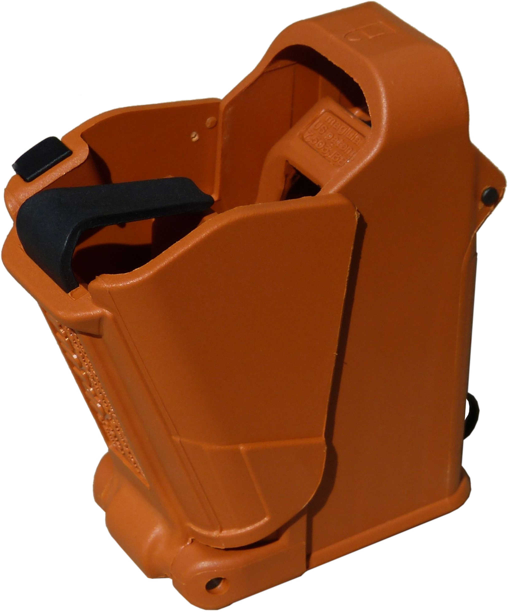 maglula UP60BO LULA 9mm to 45 ACP Mag Loader Orange Brown Finish