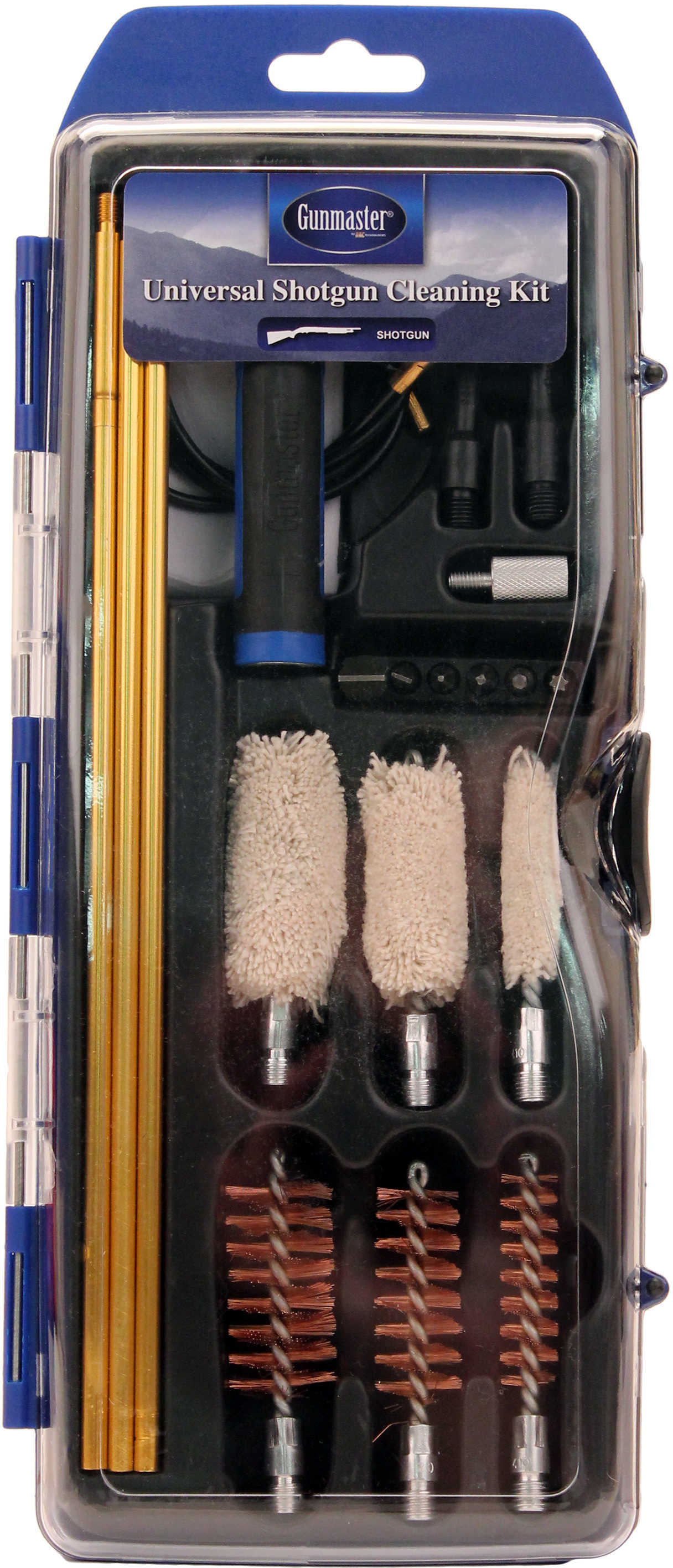 DAC Gunmaster Universal Hybrid Shotgun Cleaning Kit 21 Pieces Incudes Flex Rod 3pc and 6 Driver Set GMSGHY