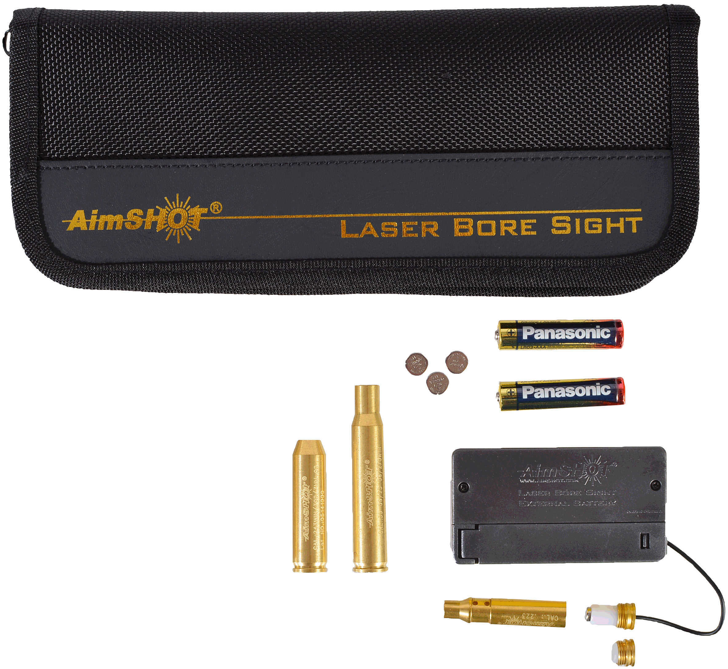 Aimshot MBSKIT1 Modular Rifle Laser Boresighter Kit AR243/AR3006 Brass