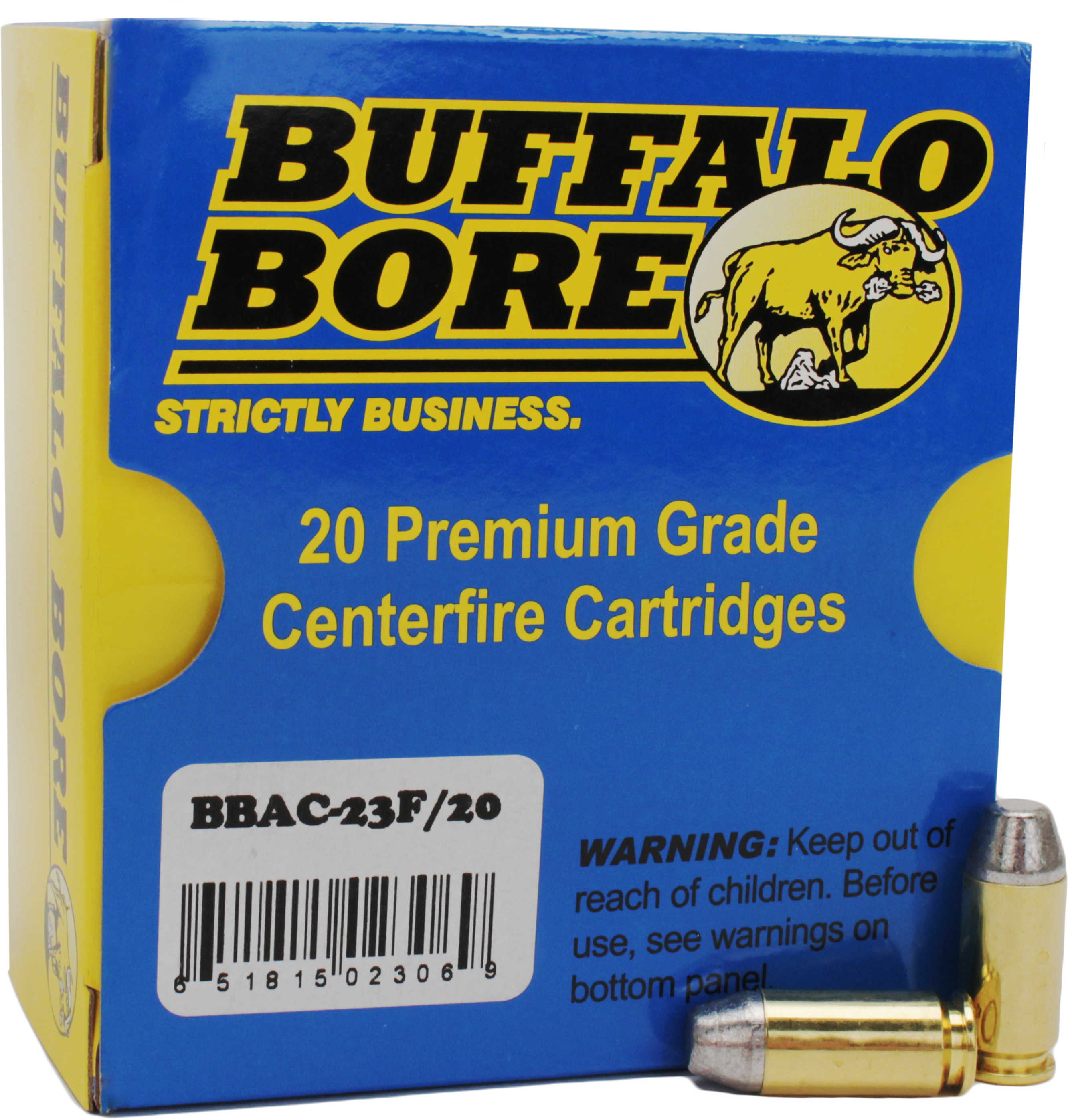 40 S&W 200 Grain Lead Rounds Buffalo Bore Ammunition