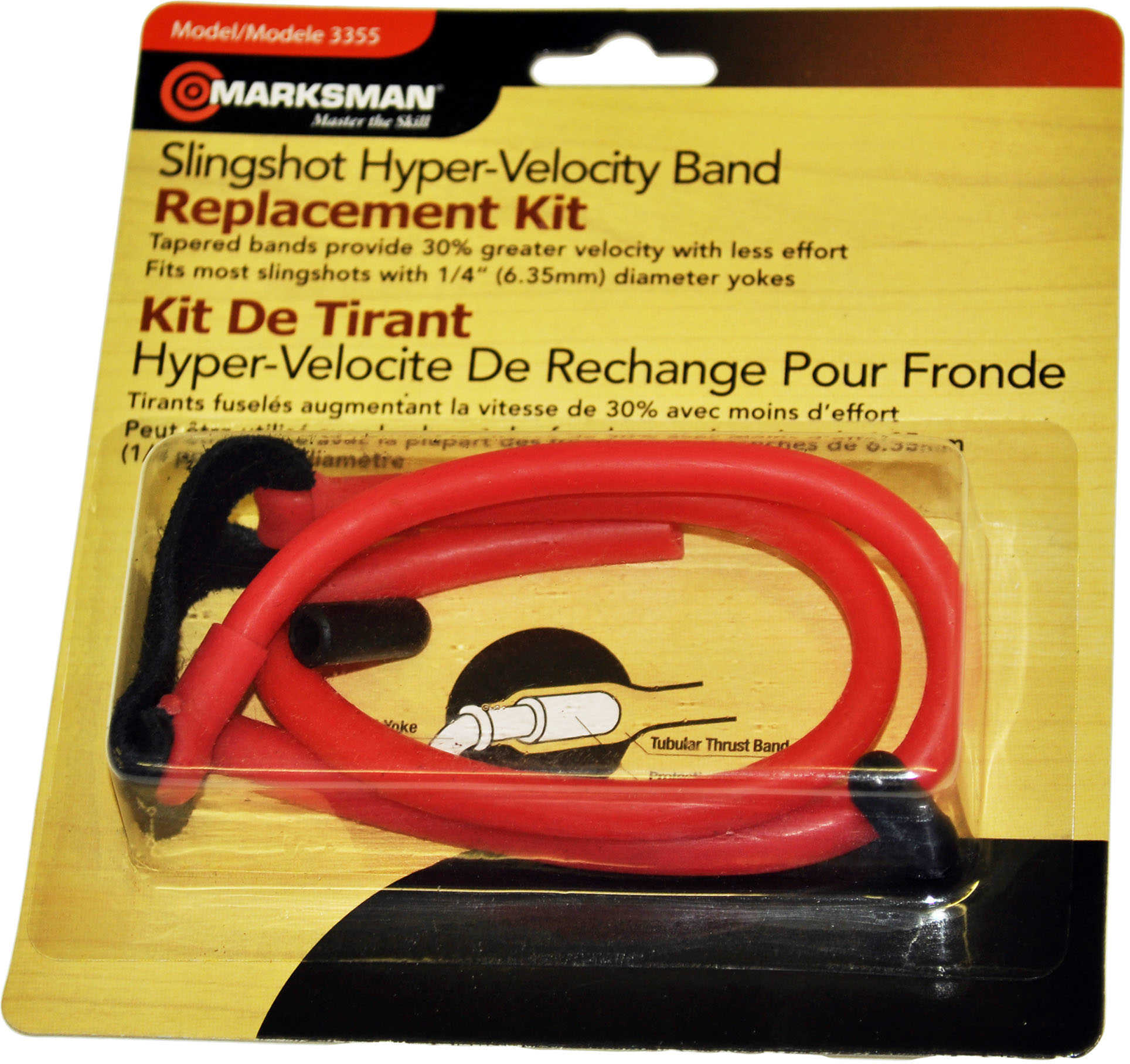 Marksman 3355 Laserhawk Grip Replacement Band Kit Red