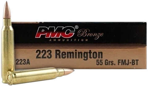 PMC 223 55GR FMJ 10-20RD BOX BP