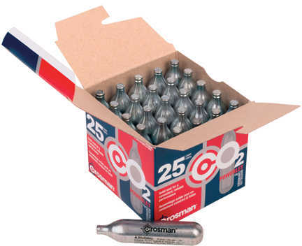 Crosman POWERLET 12G Co2 Cartridges 25 CT