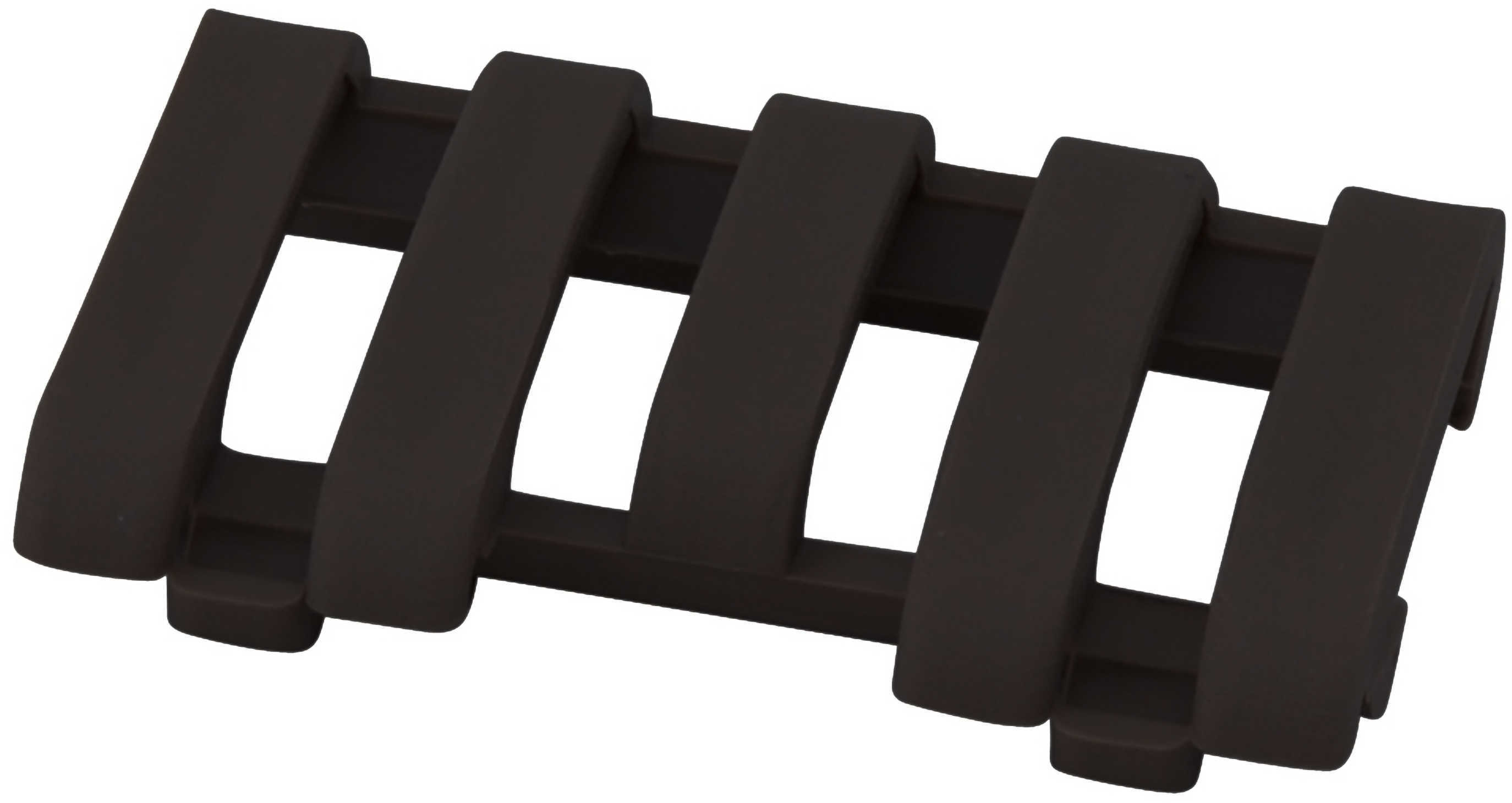 Ergo Grip Wire Loom Rail Covers Fits Picatinny 5 Slot Black 4380-bk