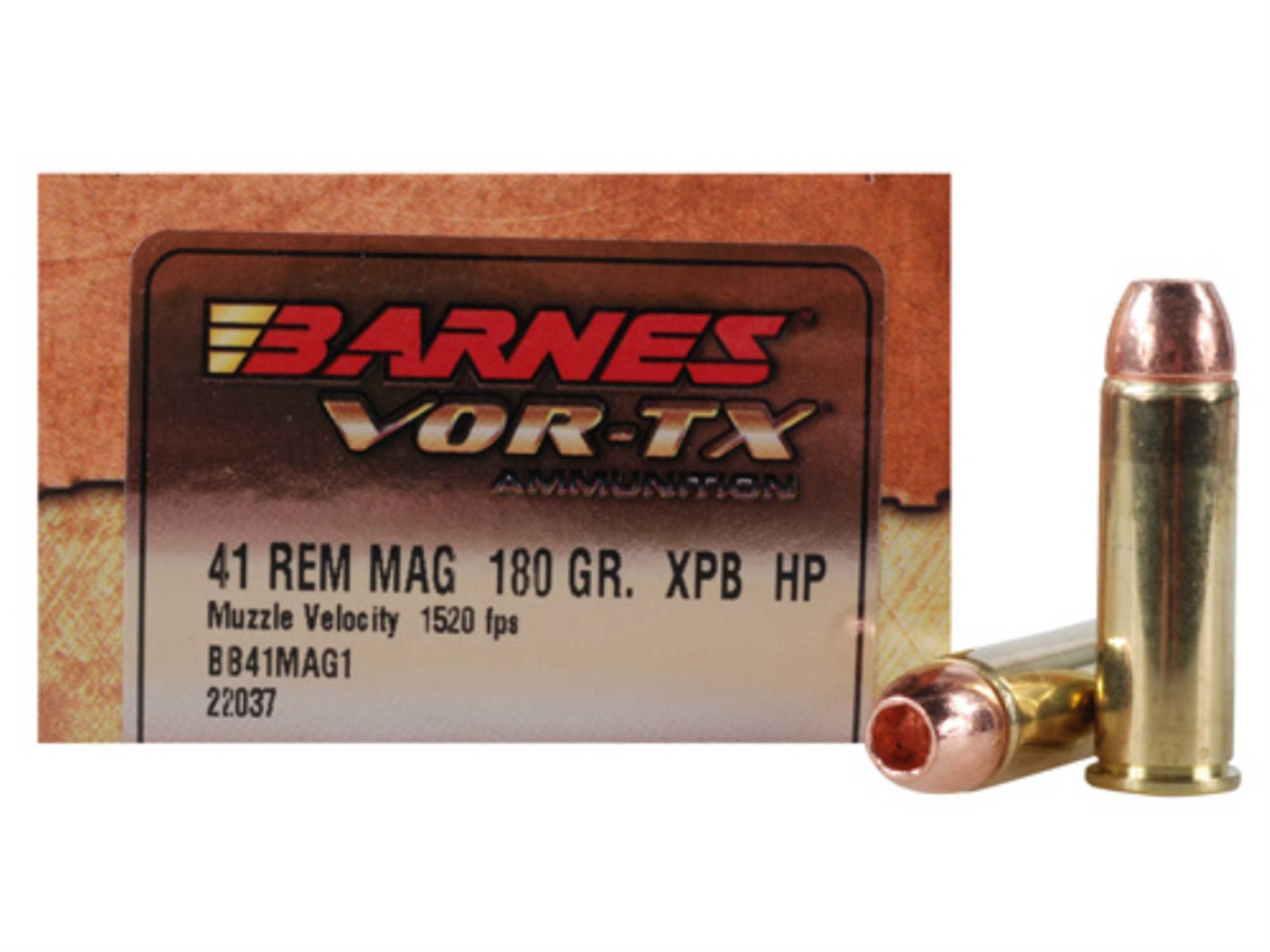 41 Rem Mag 180 Grain Hollow Point 20 Rounds Barnes Ammunition 41 Remington Magnum