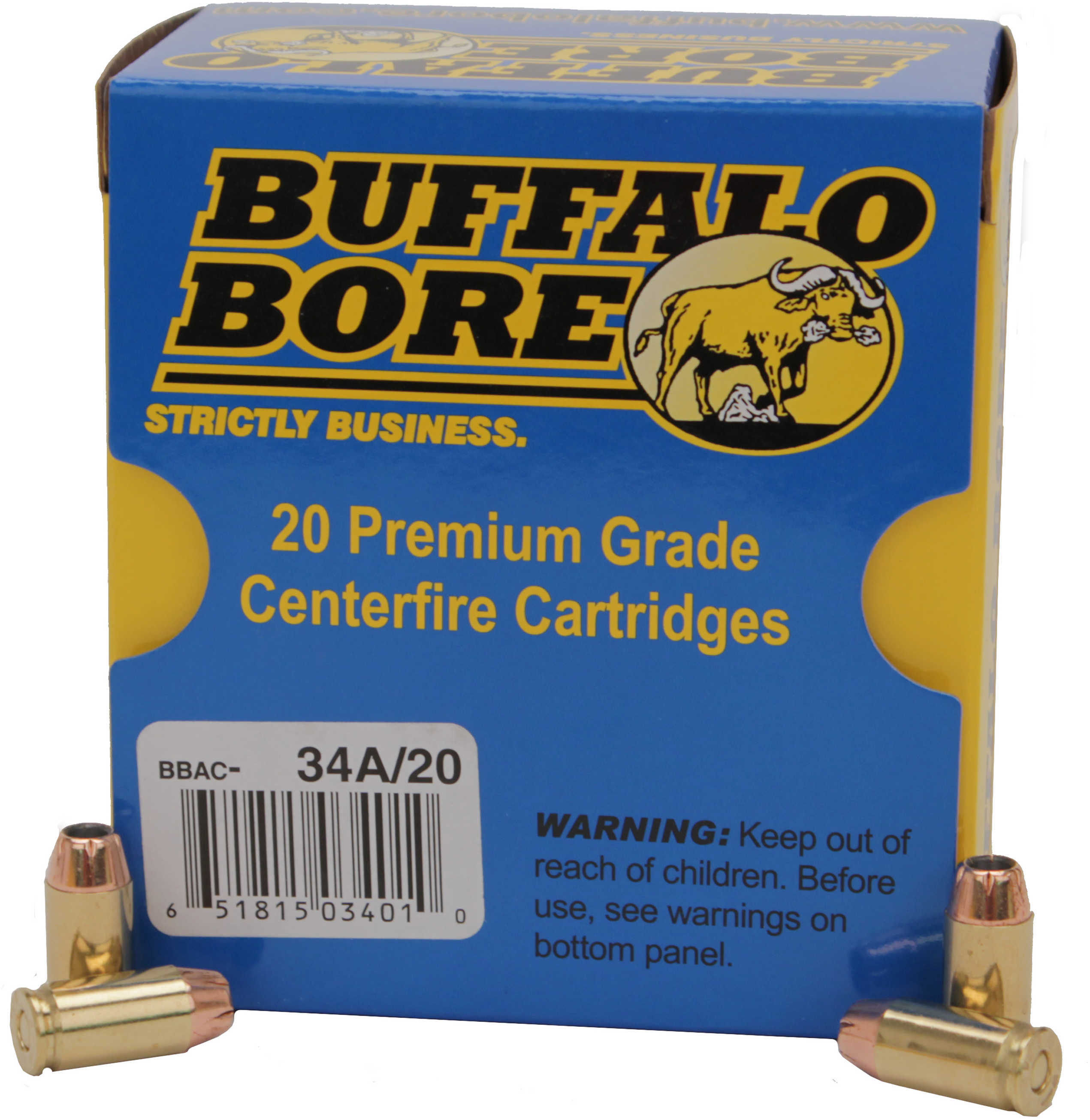 9mm Makarov 95 Grain Hollow Point 20 Rounds Buffalo Bore Ammunition