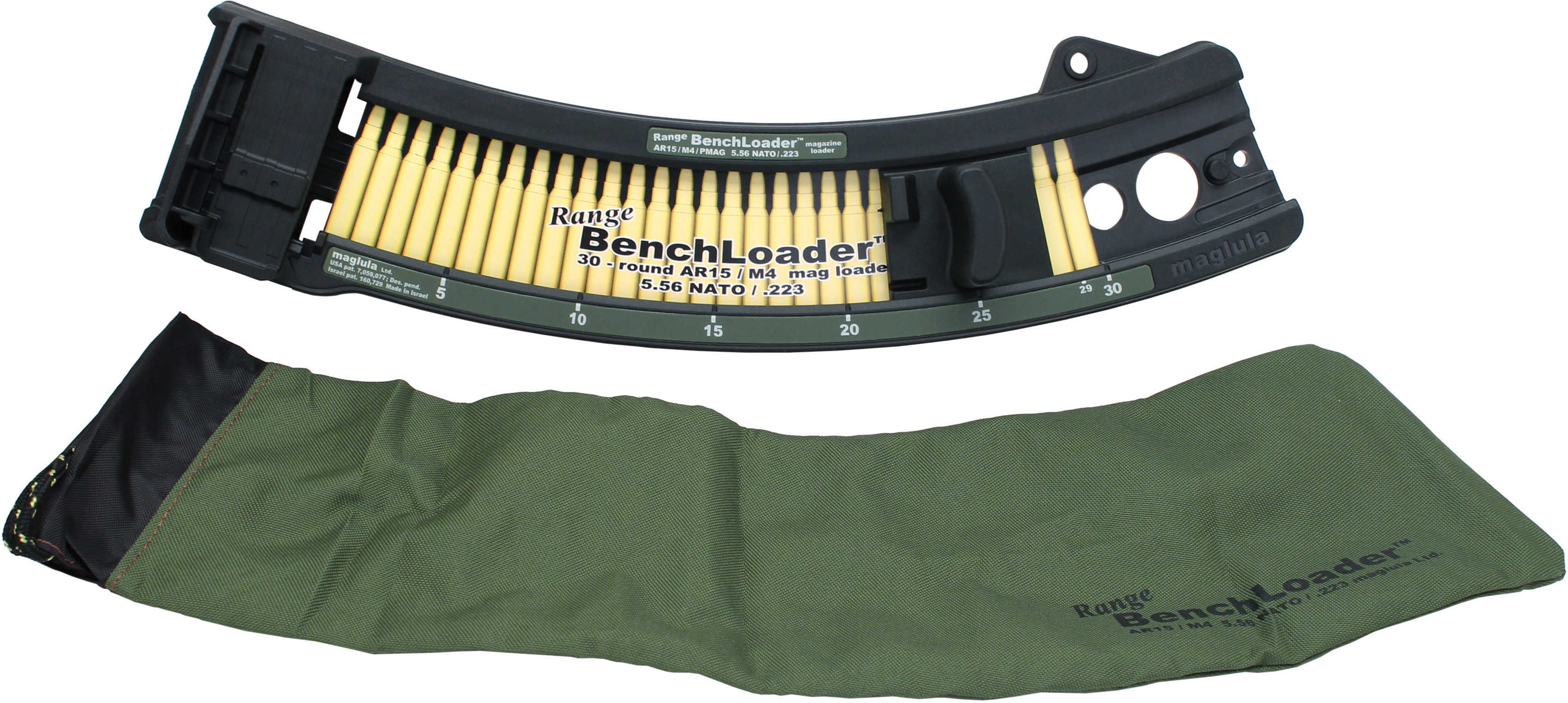 Maglula Range Benchloader Magazine M-16 / AR-15 .223/5.56 Nato 30/Rd With Carry Bag