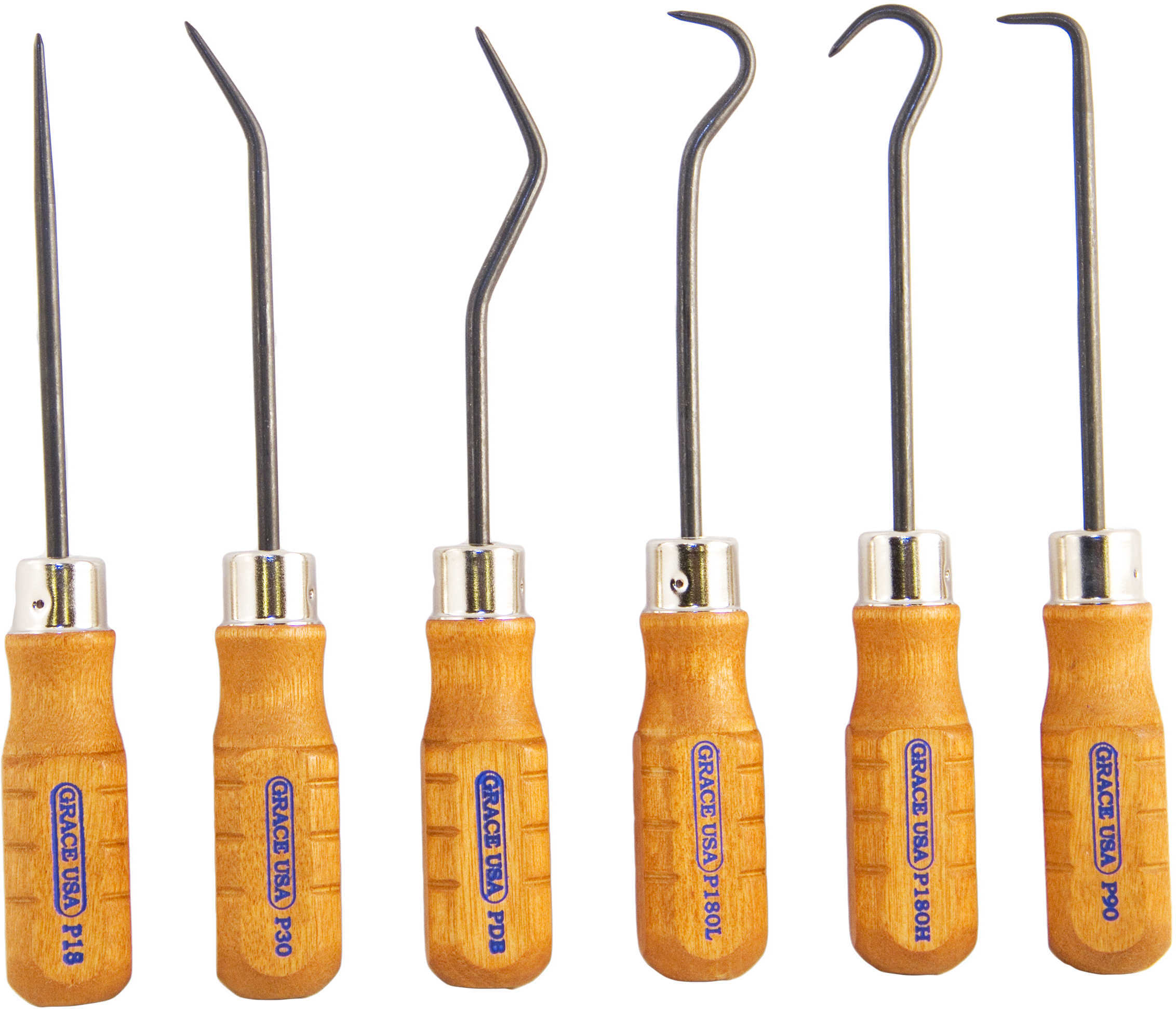 Grace USA Hook & Pick Set Set Of 6 Steel