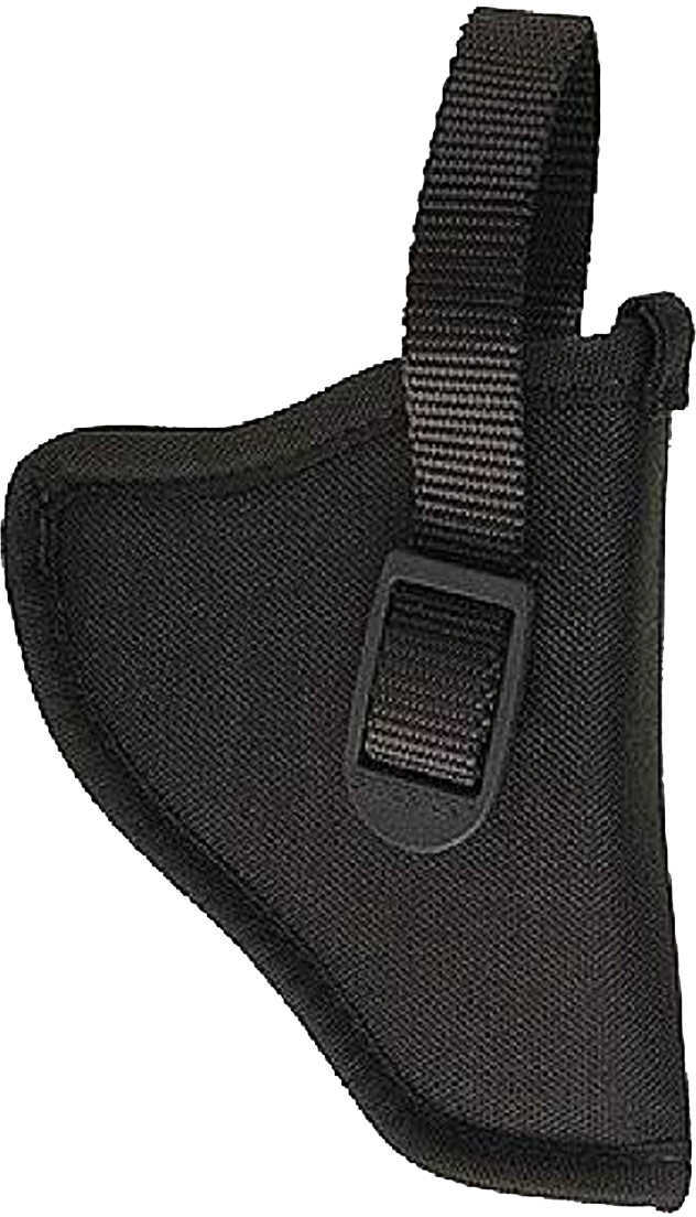 Uncle Mikes Sidekick Hip Holster For 3-1/2" - 4-1/2" Barrel Large Autos Open ends In Black Right Hand