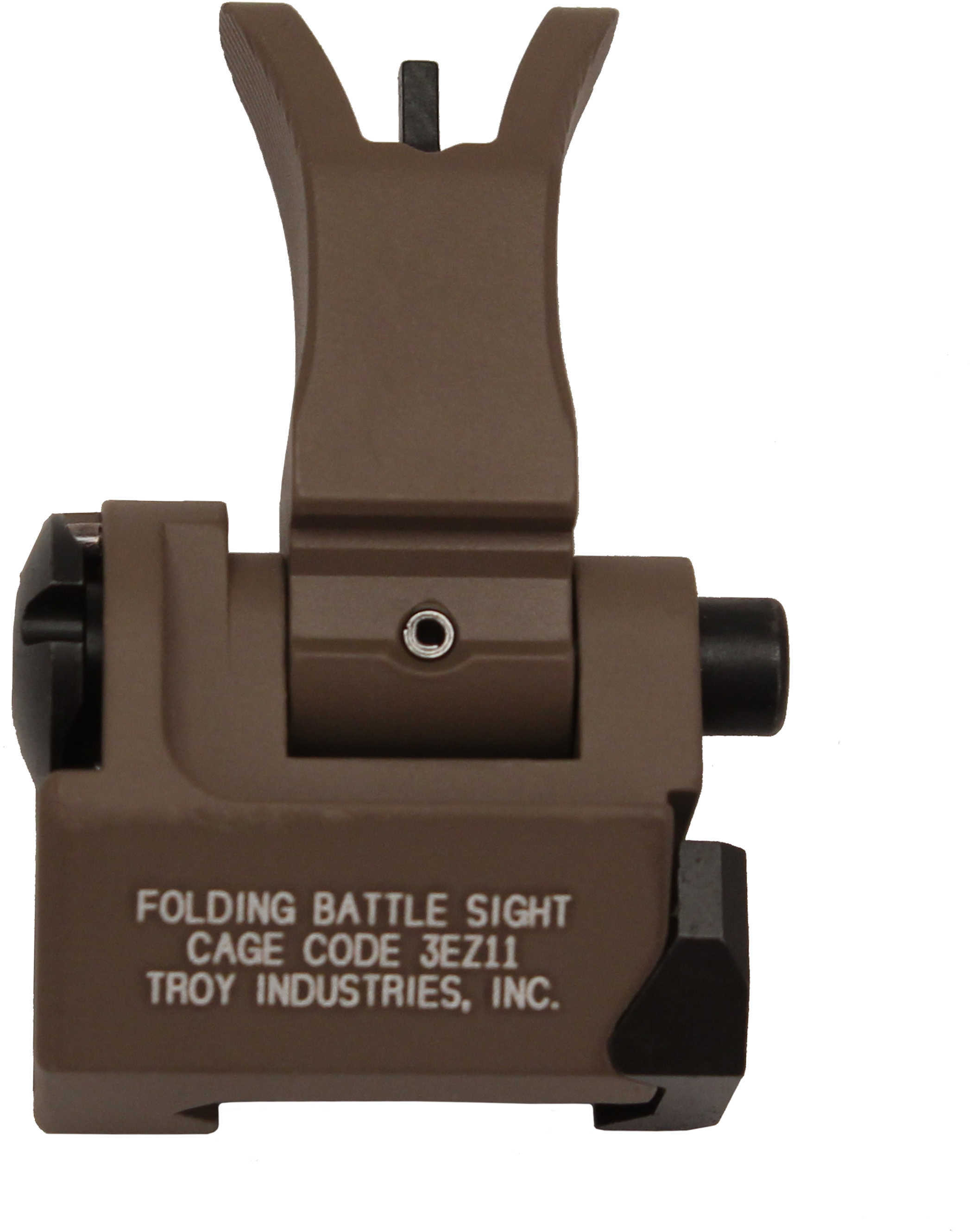 Troy Front Folding M4 Style BattleSight  FDE