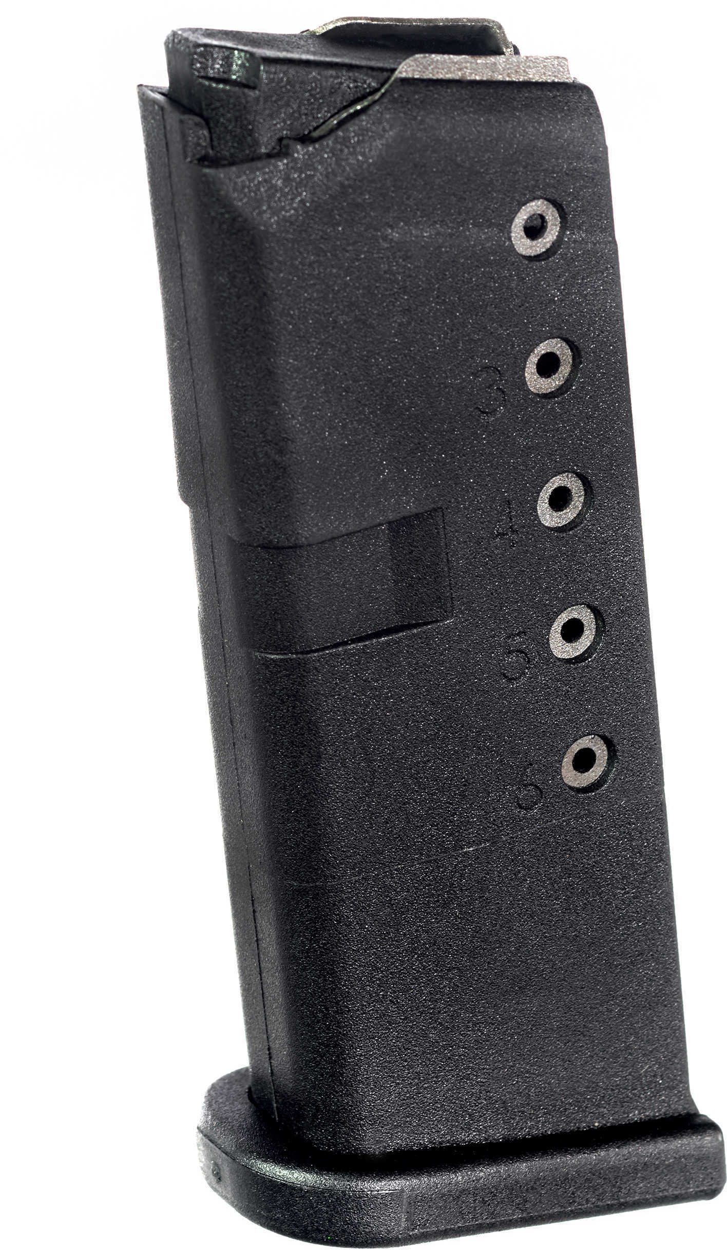 ProMag GLK10 Replacement Magazine Fits Glock G42 380 Automatic Colt Pistol (ACP) 6 Round Polymer Black Finish