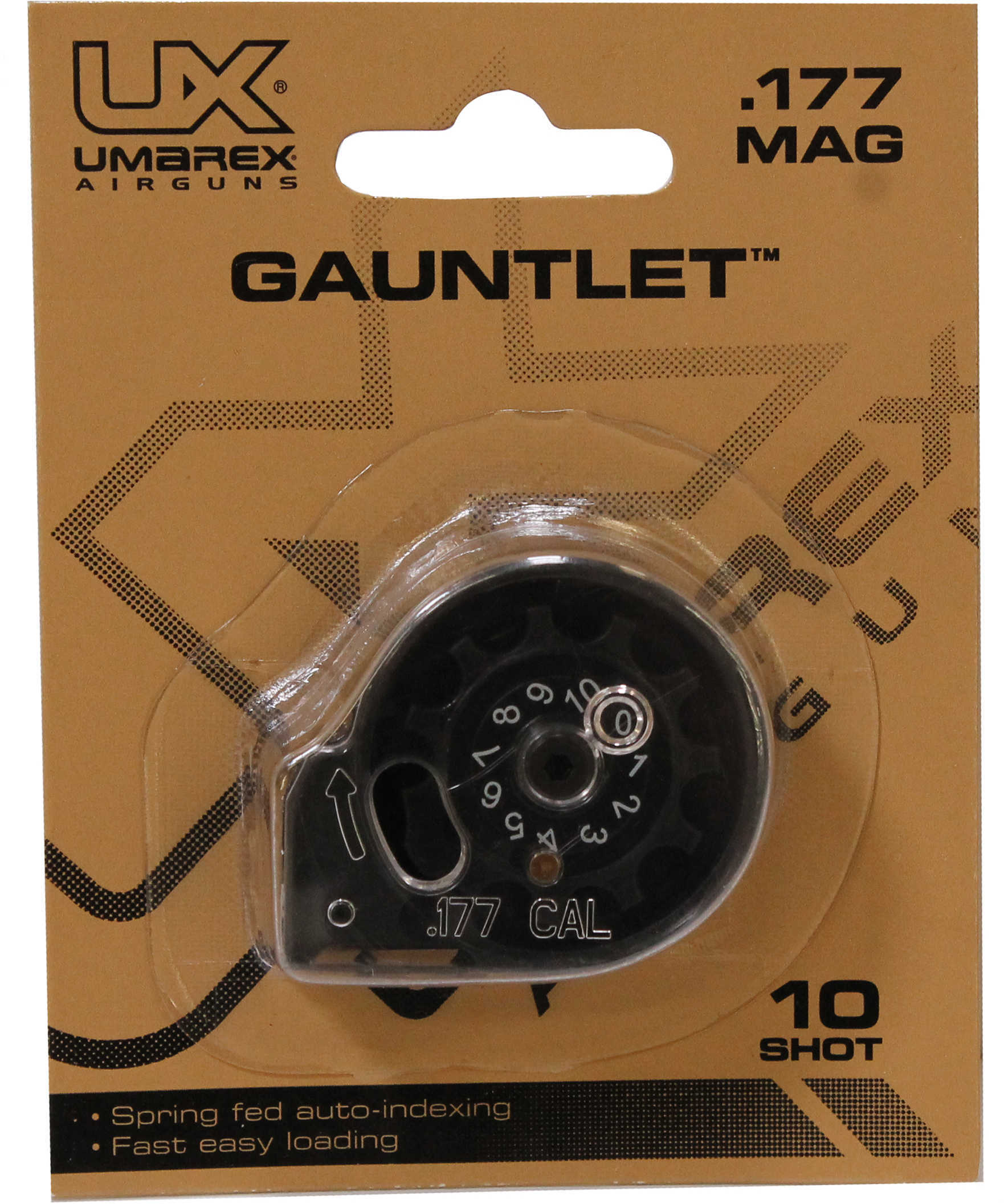 Umarex USA 2252609 Gauntlet Magazine .177 Pellets 10