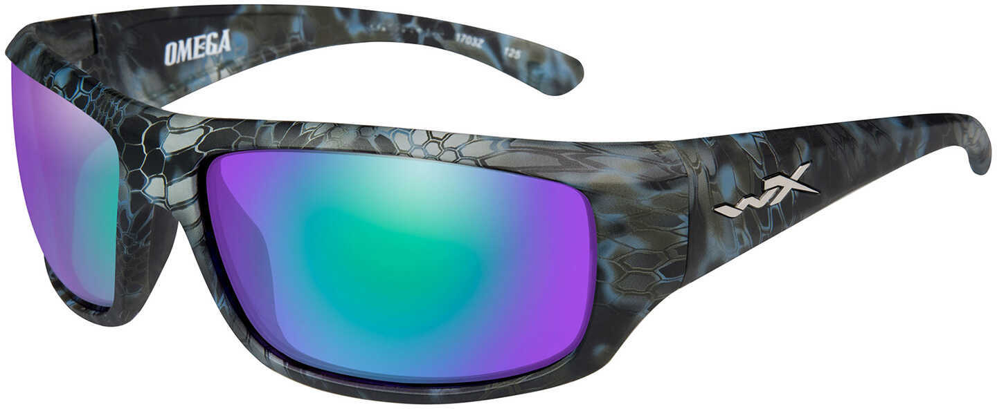Wiley Omega Eye Protection Kryptek Neptune Emerald Mirror Md: ACOME12