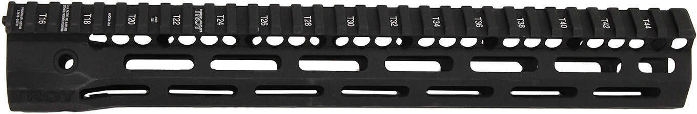 TROY BattleRail SOCC125 12.5" Rail Fits AR 5.56 M-LOK Aluminum Black Finish SRAI-SR1-12BT-00