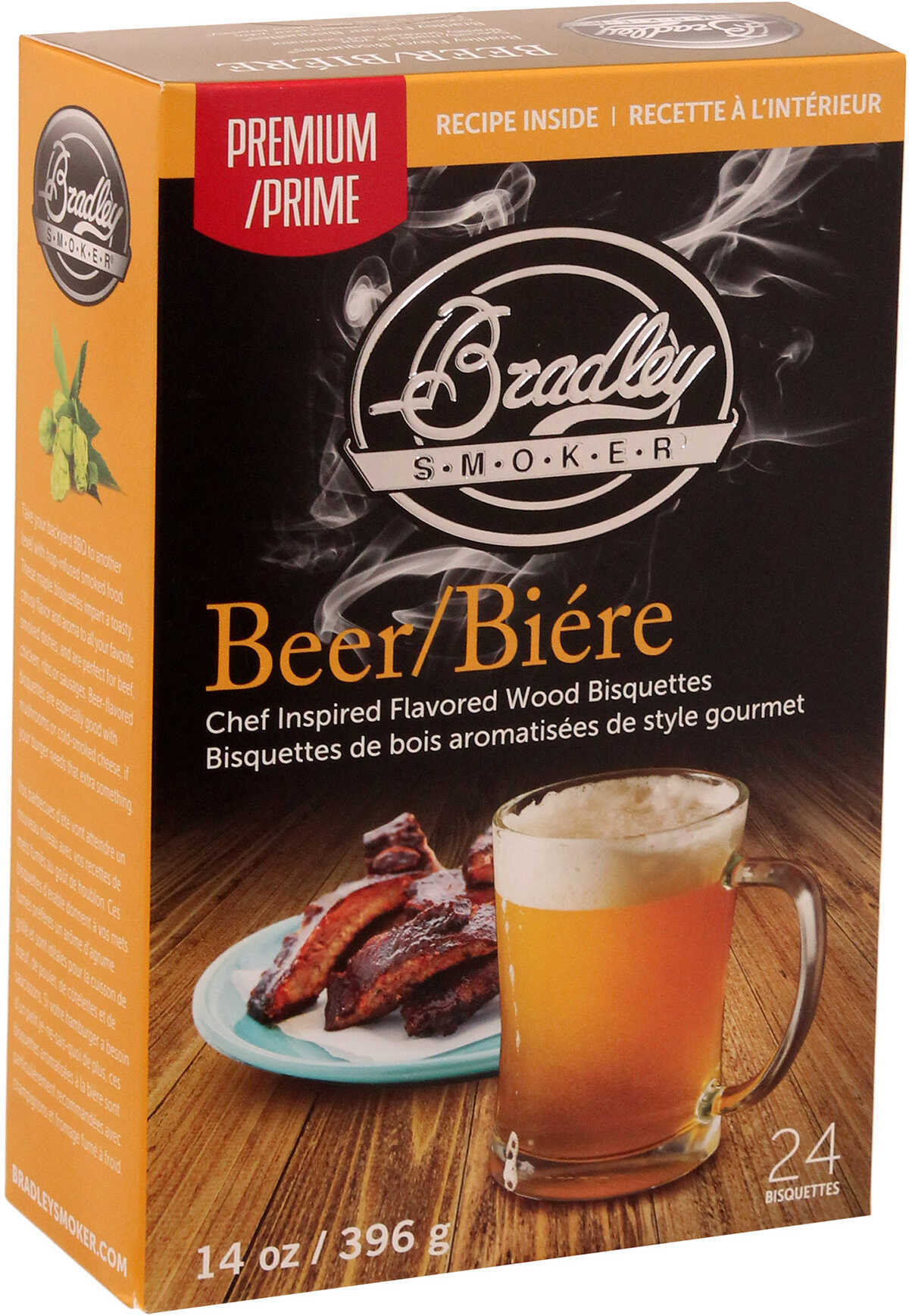 Bradley Smoker Beer BISQUETTES 24 Pack