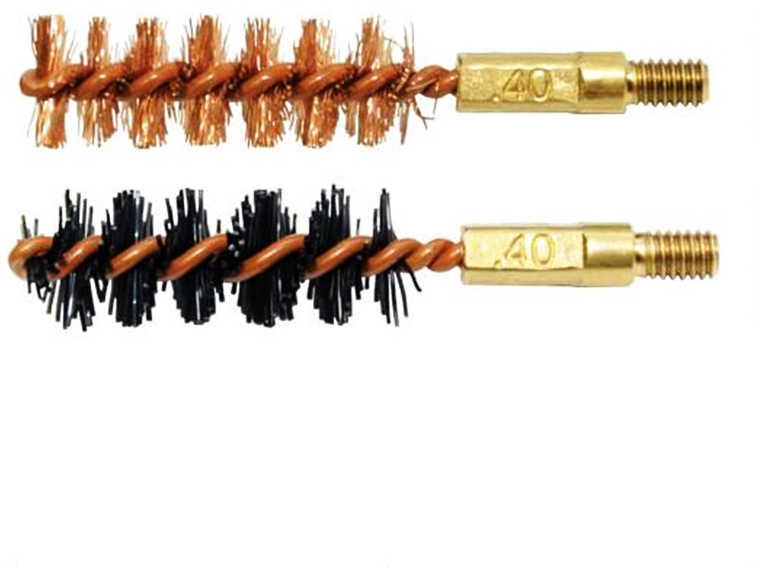 Otis FG341Nb Bore Brush Set 10mm Auto/40 Cal 8-32 Thread Bronze/Nylon 2 Per Pkg