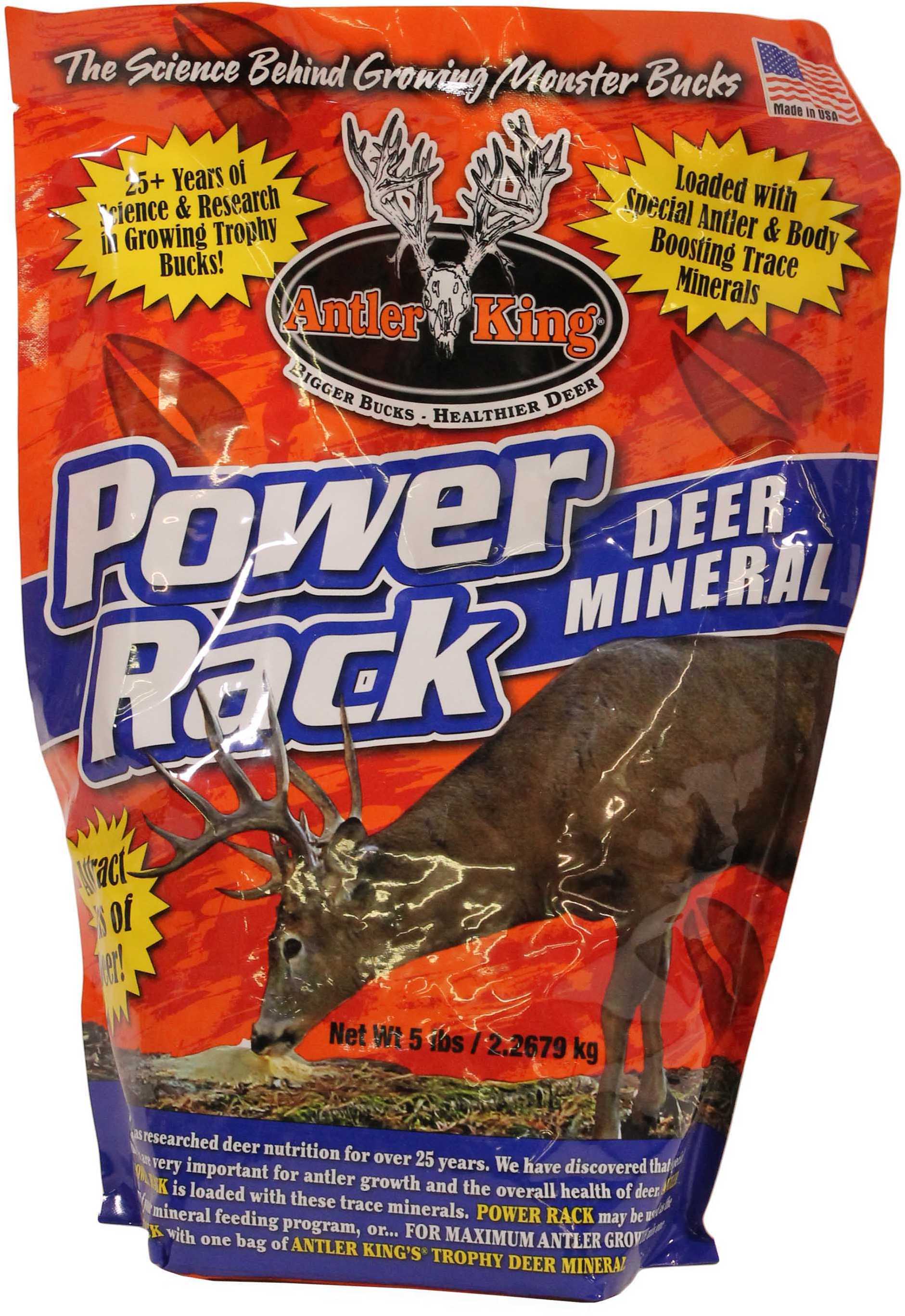 Antler King Power Rack Deer Mineral 5# Bag