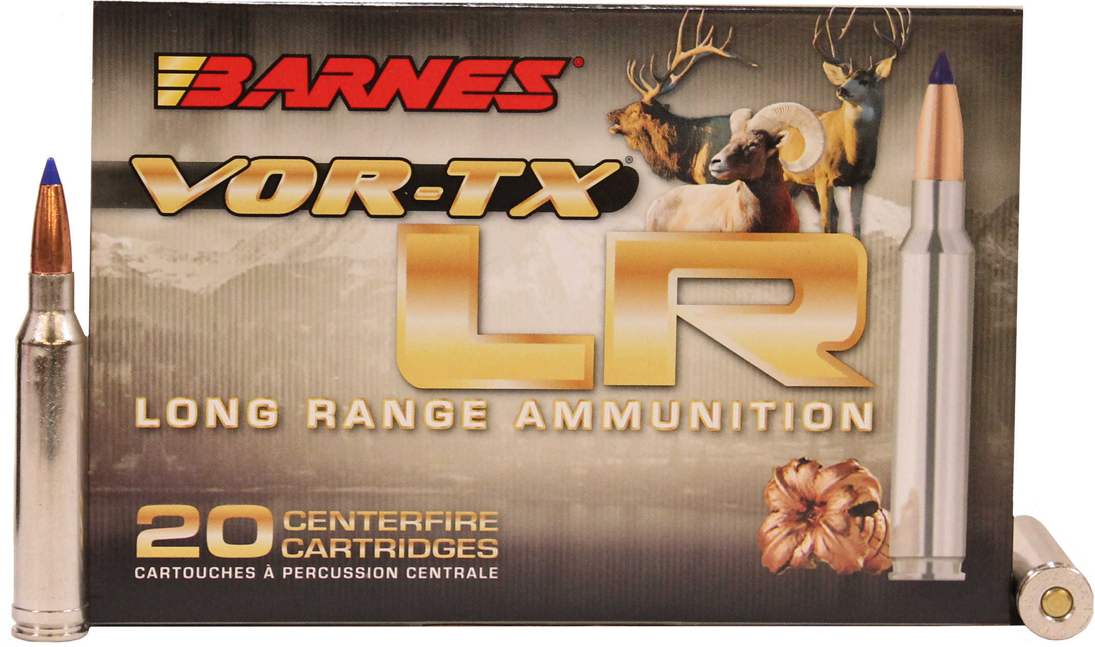 7mm Rem Mag 139 Grain LRX Boat Tail 20 Rounds Barnes Ammunition 7mm Remington Magnum