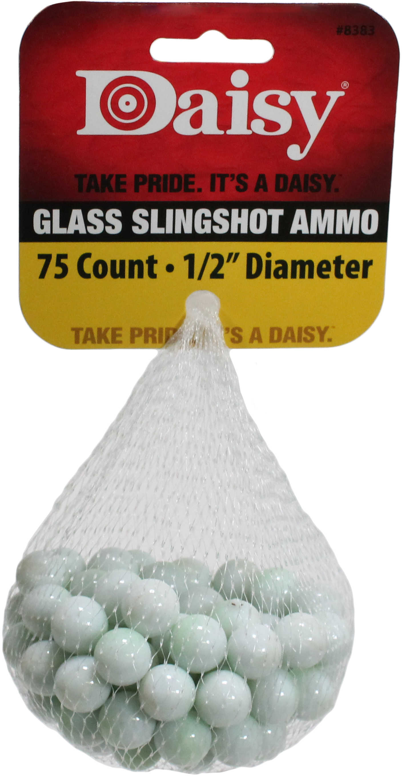 DAISY PRODUCTS 1/2In Glass Slingshot Ammo 75/CT