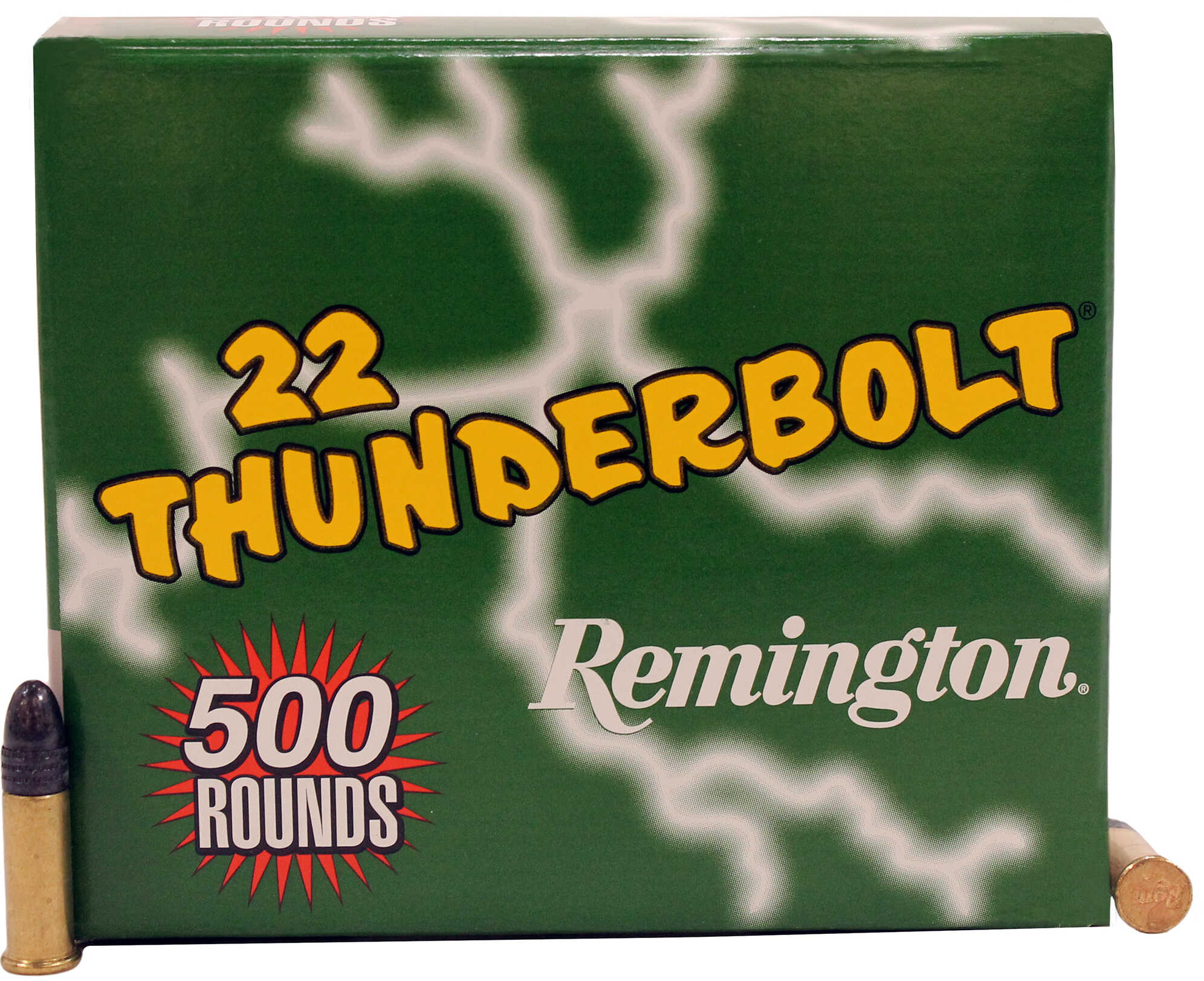 Remington Thunderbolt 22 LR 40 gr Round Nose (RN) Ammo 500 Box